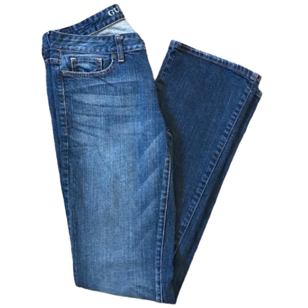 Guess Daredevil Boot Cut Blue Jeans